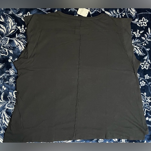 Free People We The Free Naomi Tee 28" pit to pit oversized NWT - Picture 8 of 9